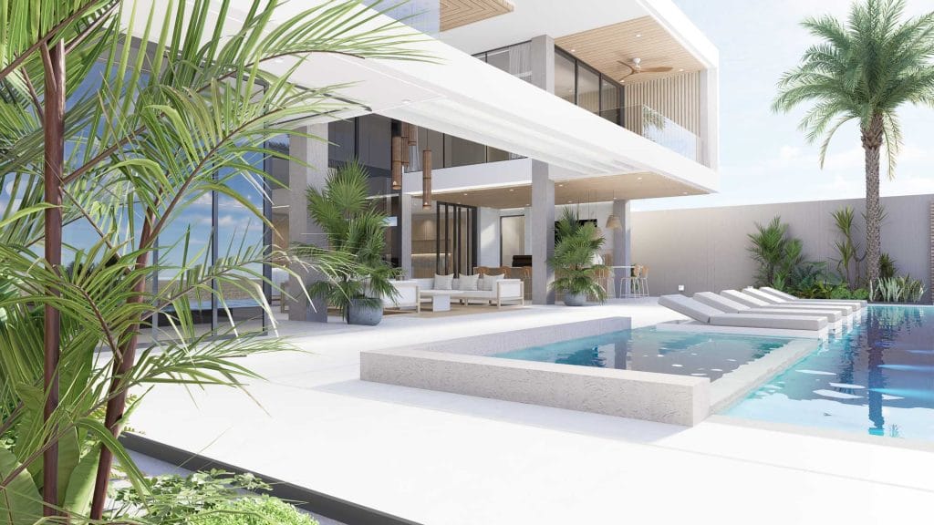 Modern Tropical Beachfront Home